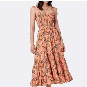 Joie Jailene Floral Print Cotton Maxi Dress